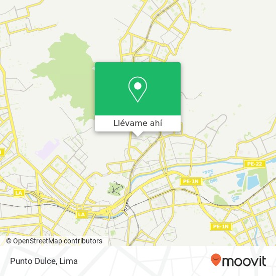 Mapa de Punto Dulce, Jirón Los Eléboros San Juan de Lurigancho, Lima, 36