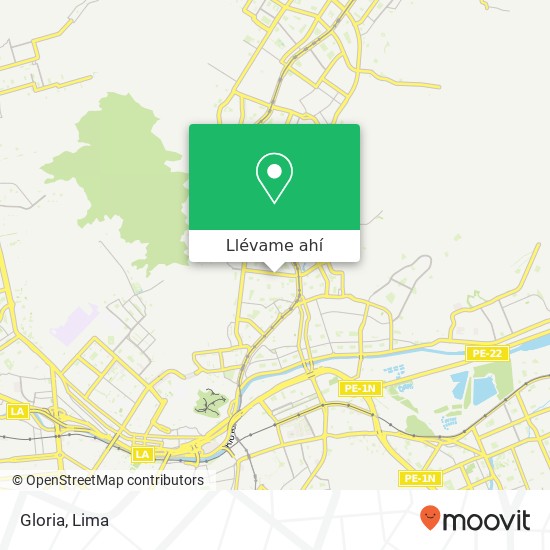 Mapa de Gloria, Jirón Los Arrayanes San Juan de Lurigancho, Lima, 36