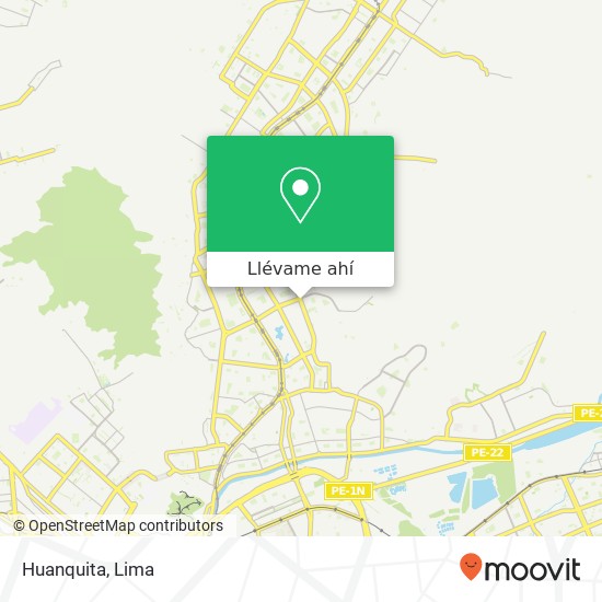 Mapa de Huanquita, 1678 Avenida Santa Rosa San Juan de Lurigancho, Lima, 36