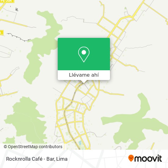 Mapa de Rocknrolla Café - Bar