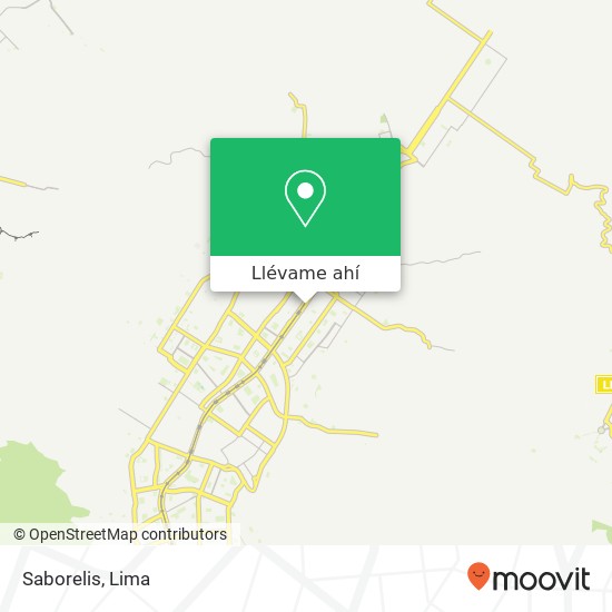 Mapa de Saborelis, Avenida Próceres de la Independencia San Juan de Lurigancho, Lima, 36
