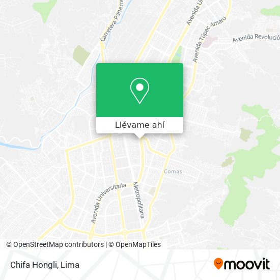Mapa de Chifa Hongli
