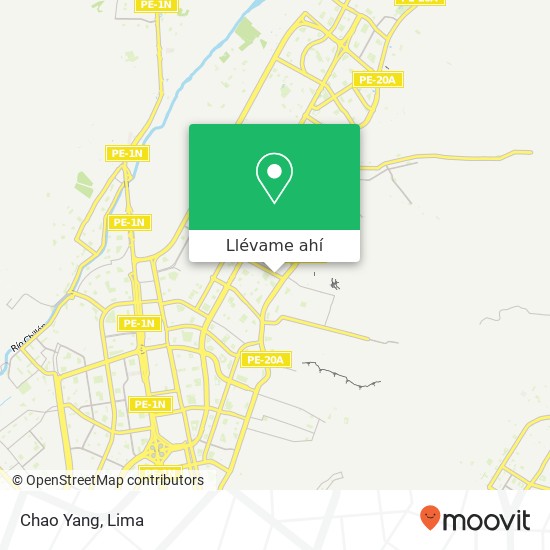 Mapa de Chao Yang, Avenida Micaela Bastidas Comas, Lima, 7