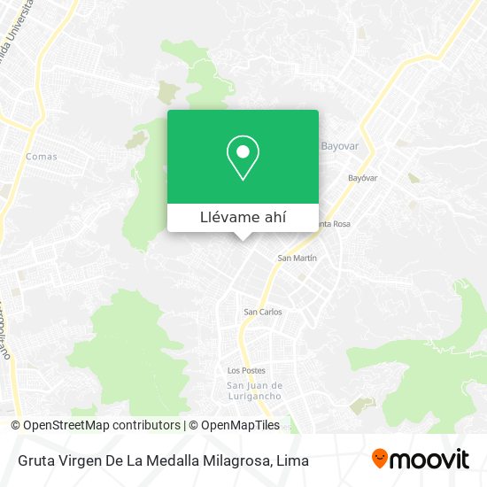 Mapa de Gruta Virgen De La Medalla Milagrosa