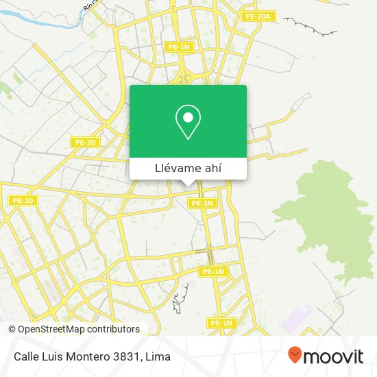 Mapa de Calle Luis Montero 3831