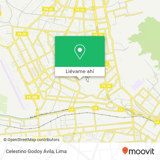 Mapa de Celestino Godoy Ávila