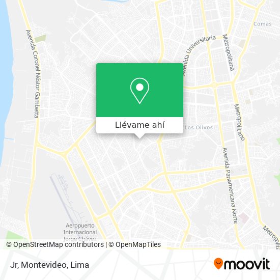 Mapa de Jr, Montevideo