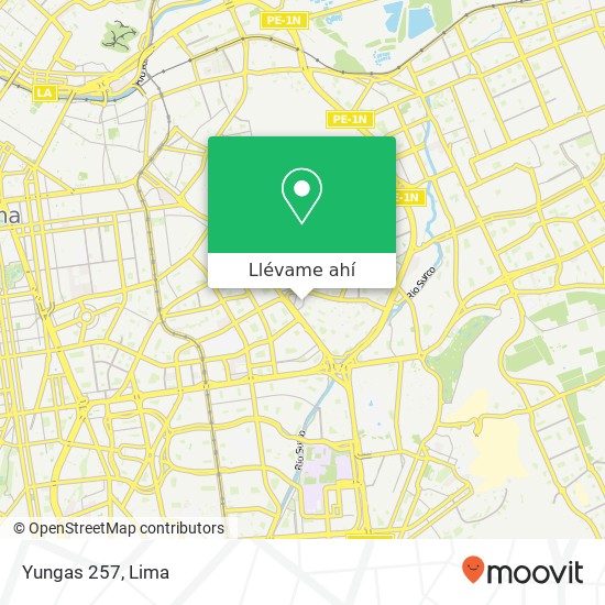 Mapa de Yungas 257
