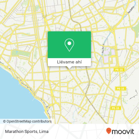 Mapa de Marathon Sports