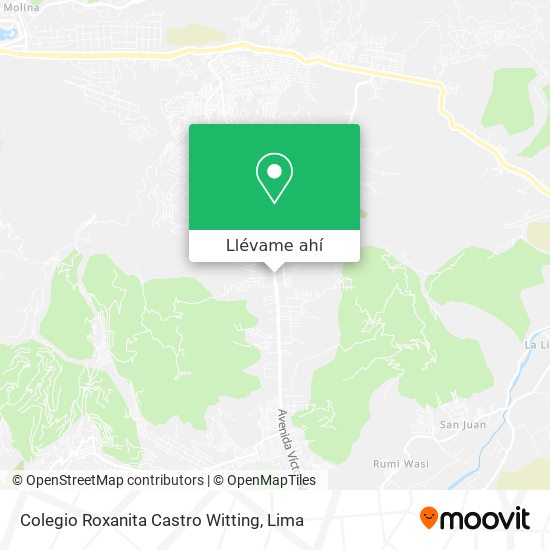 Mapa de Colegio Roxanita Castro Witting