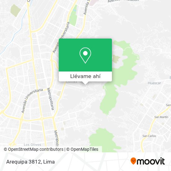 Mapa de Arequipa 3812