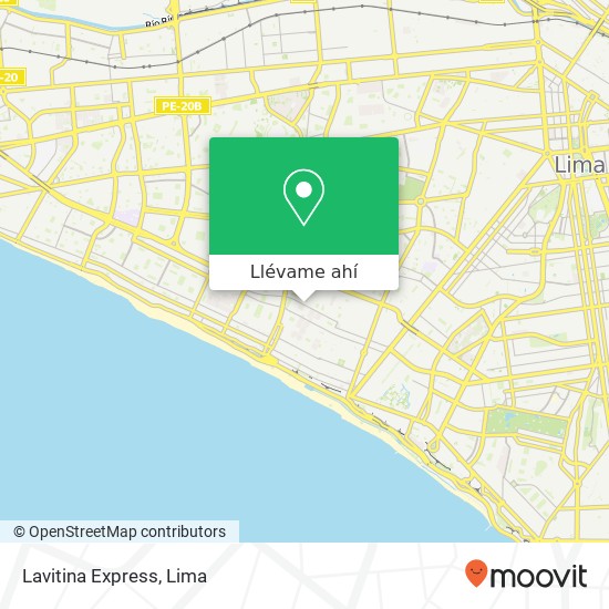 Mapa de Lavitina Express