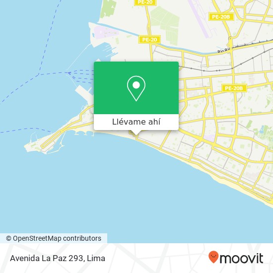 Mapa de Avenida La Paz 293