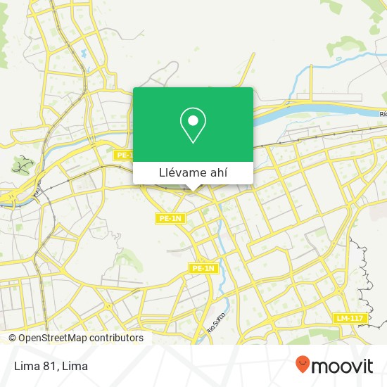 Mapa de Lima 81