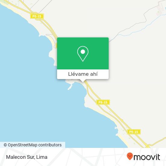 Mapa de Malecon Sur