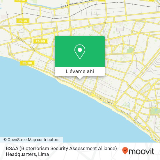 Mapa de BSAA (Bioterrorism Security Assessment Alliance) Headquarters