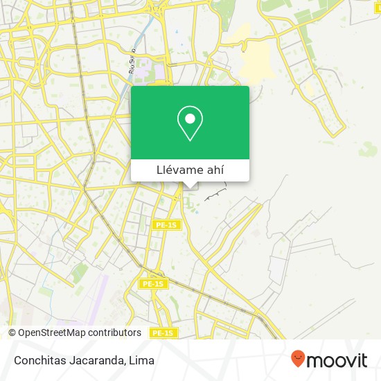 Mapa de Conchitas Jacaranda