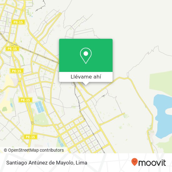Mapa de Santiago Antúnez de Mayolo