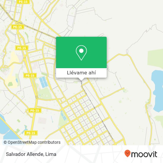 Mapa de Salvador Allende