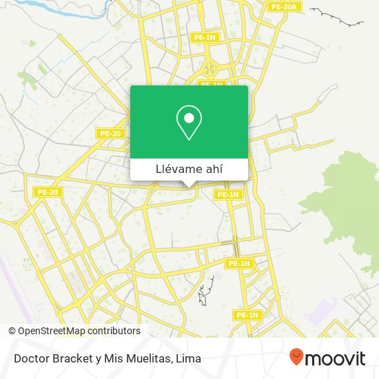 Mapa de Doctor Bracket y Mis Muelitas