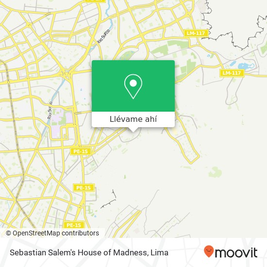 Mapa de Sebastian Salem's House of Madness