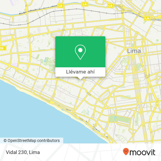 Mapa de Vidal 230