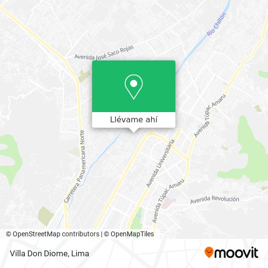 Mapa de Villa Don Diome