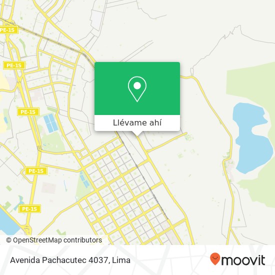Mapa de Avenida Pachacutec 4037