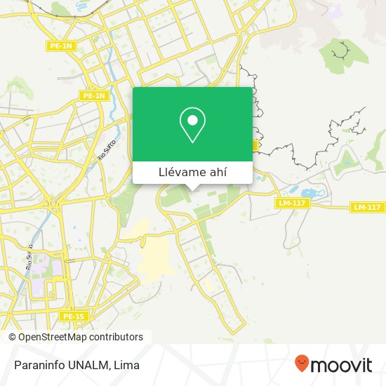 Mapa de Paraninfo UNALM