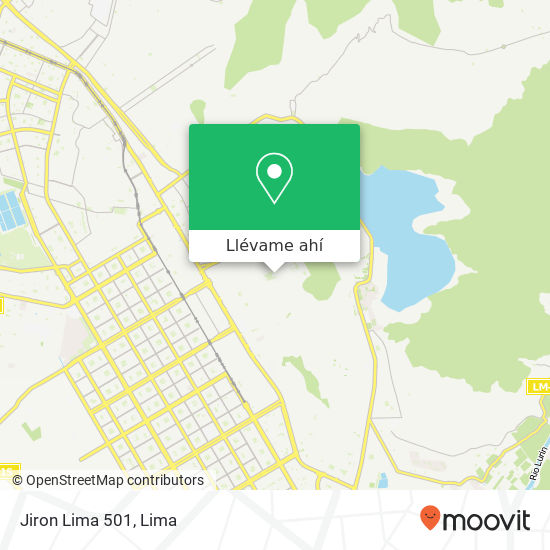 Mapa de Jiron Lima 501