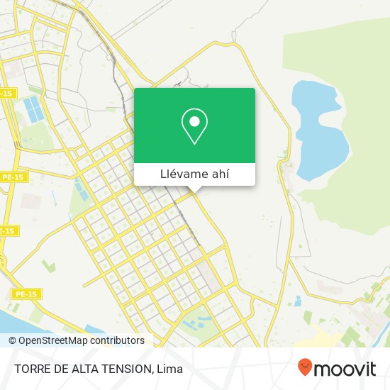 Mapa de TORRE DE ALTA TENSION