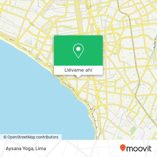 Mapa de Aysana Yoga