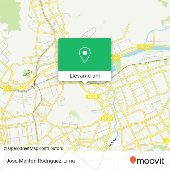 Mapa de Jose Melitón Rodriguez