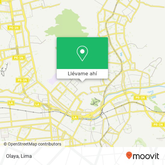 Mapa de Olaya
