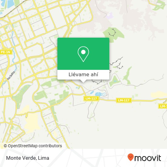 Mapa de Monte Verde