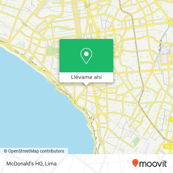 Mapa de McDonald's HQ