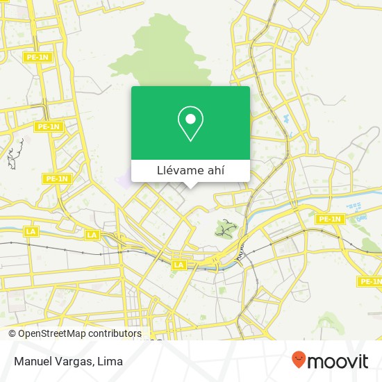 Mapa de Manuel Vargas