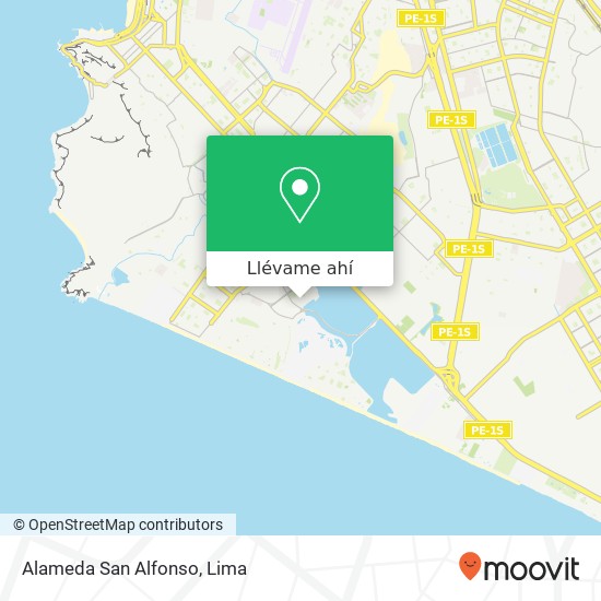 Mapa de Alameda San Alfonso