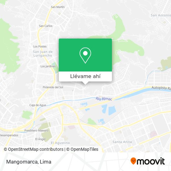 Mapa de Mangomarca
