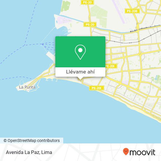 Mapa de Avenida La Paz