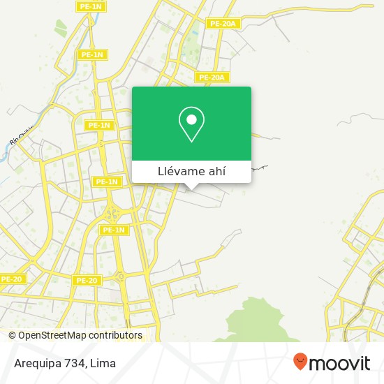 Mapa de Arequipa 734