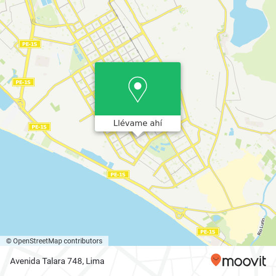 Mapa de Avenida Talara 748