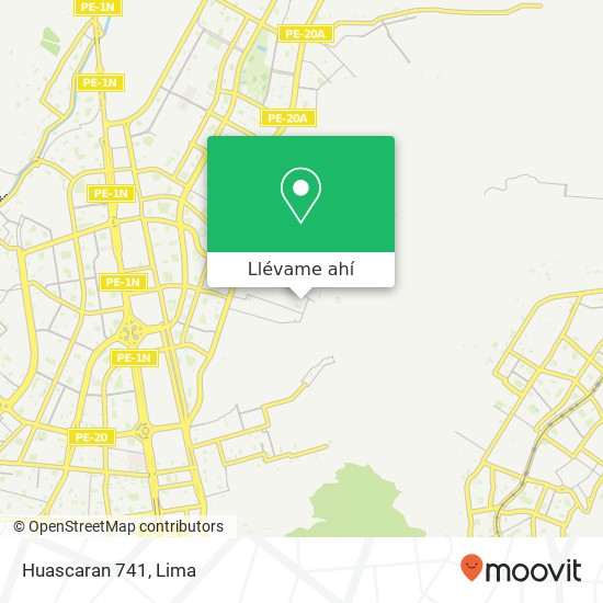 Mapa de Huascaran 741