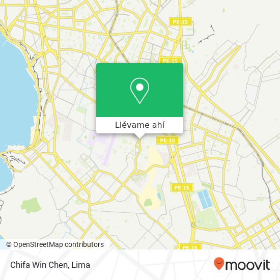Mapa de Chifa Win Chen