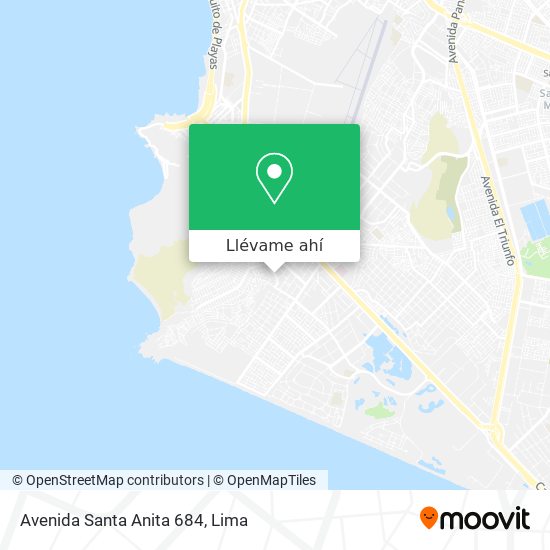 Mapa de Avenida Santa Anita 684