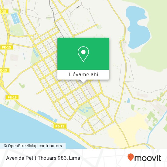 Mapa de Avenida Petit Thouars 983