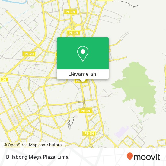 Mapa de Billabong Mega Plaza