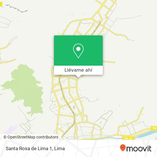 Mapa de Santa Rosa de Lima 1