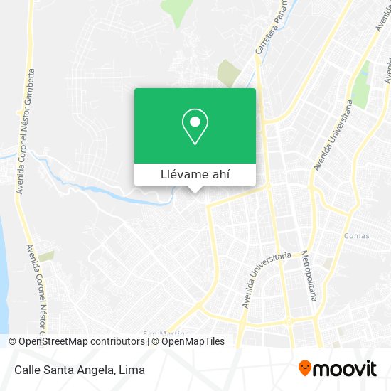Mapa de Calle Santa Angela