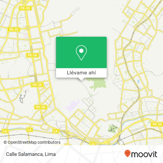 Mapa de Calle Salamanca